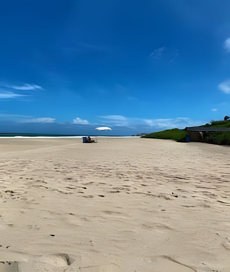 Atrayente y cómodo apto con vista al mar Caribe